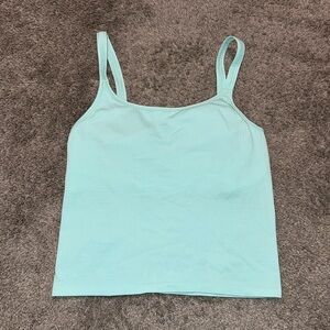 lululemon athletica Light Blue Crop Top